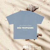 DES TROPIQUES TEE - BLUE
