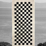 CHECKERED TOWEL - BLACK